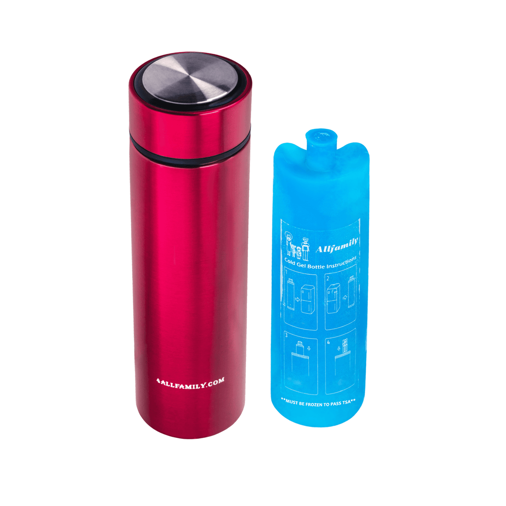4AllFamily España - Nevera Portátil de Viaje Para Inyectables Nomad - Color Rojo - Tamaño Mediano